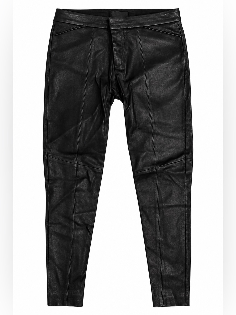 A.L.C. Skinny Leather Jeans in Black